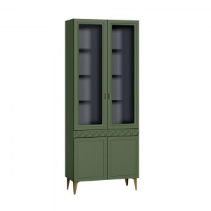 Марион 16.397.02 Шкаф-витрина (Моби) Олива